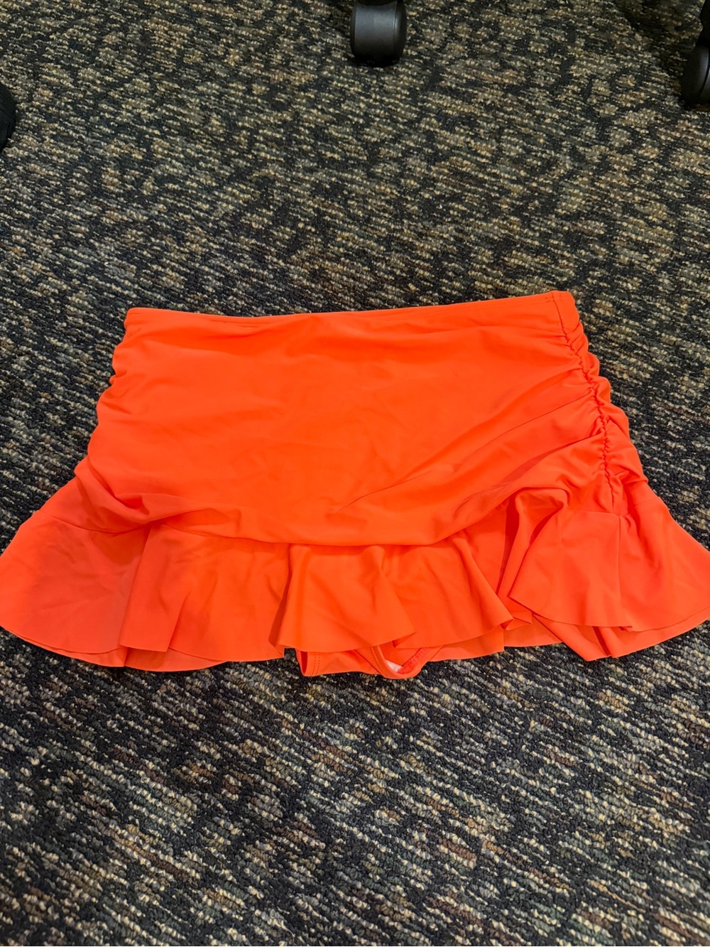 Amazon Women's Mini Skirt in Bright Orange